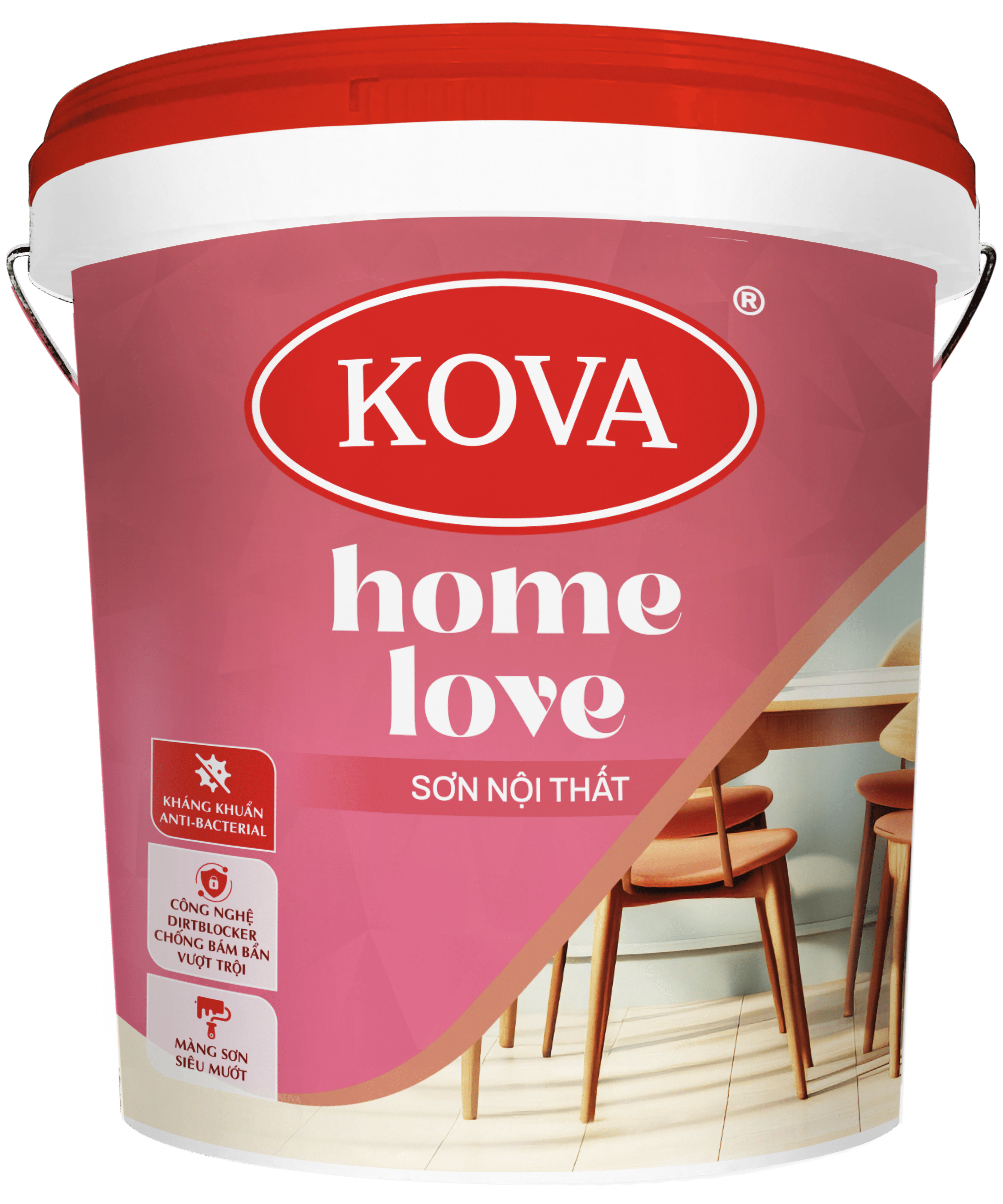 Sơn nội thất cao cấp KOVA Home Love