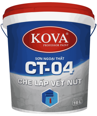 Sơn ngoại thất cao cấp KOVA CT-04 Che Lấp Vết Nứt