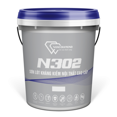 Sơn Lót Kháng Kiềm Nội Thất Cao Cấp Nano Diamond N-302