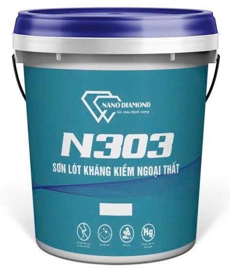 Sơn Lót Kháng Kiềm Ngoại Thất Nano Diamond N-303